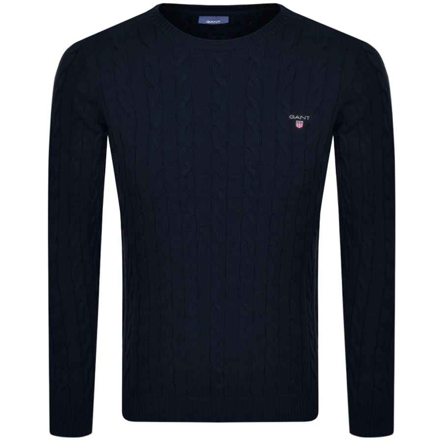 Alternative Image for ProductGant Cable Knit Jumper Navy1